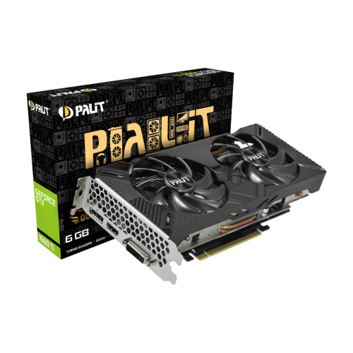 Видеокарта Palit GeForce GTX 1660 Ti Dual OC 6144MB (NE6166TS18J9-1160C) (Восстановлено продавцом, 871311) купить в Украине: Киев, Днепр, Харьков, Одесса  | Проверка совместимости, низкая цена, отзывы, характеристики от TELEMART фото