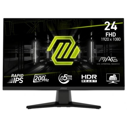 Уценка монитор MSI 23.8" MAG 242F Black (Вскрытая упаковка, 871328) купить в Украине: Киев, Днепр, Харьков, Одесса  | Низкая цена, отзывы, характеристики от TELEMART фото