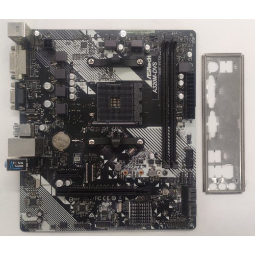 Материнська плата AsRock A320M-DVS R4.0 (sAM4, AMD A320) (Відновлено продавцем, 871333) купити в Україні: Київ, Львів, Хмельницький, Тернопіль, Івано-Франківськ | Перевірка сумісності, низька ціна, відгуки, характеристики від TELEMART фото