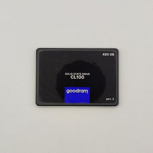 Ssd-диск GoodRAM CL100 Gen.3 3D NAND TLC 480GB 2.5" (SSDPR-CL100-480-G3) (Восстановлено продавцом, 871342) купить в Украине: Киев, Днепр, Харьков, Одесса  | Проверка совместимости, низкая цена, отзывы, характеристики от TELEMART фото