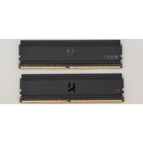 Озу GoodRAM DDR4 16GB (2x8GB) 3200Mhz IRDM Black (IR-V3200D464L16SA/8G) (Восстановлено продавцом, 871346) купить в Украине: Киев, Днепр, Харьков, Одесса  | Проверка совместимости, низкая цена, отзывы, характеристики от TELEMART фото
