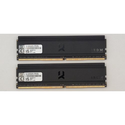 Озу GoodRAM DDR4 16GB (2x8GB) 3200Mhz IRDM Black (IR-V3200D464L16SA/8G) (Восстановлено продавцом, 871346) купить в Украине: Киев, Днепр, Харьков, Одесса  | Проверка совместимости, низкая цена, отзывы, характеристики от TELEMART фото