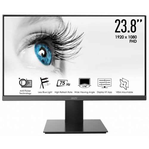 Монітор MSI 23.8" PRO MP241X Black (Відновлено продавцем, 871353) купити в Україні: Київ, Львів, Хмельницький, Тернопіль, Івано-Франківськ | Низька ціна, відгуки, характеристики від TELEMART фото