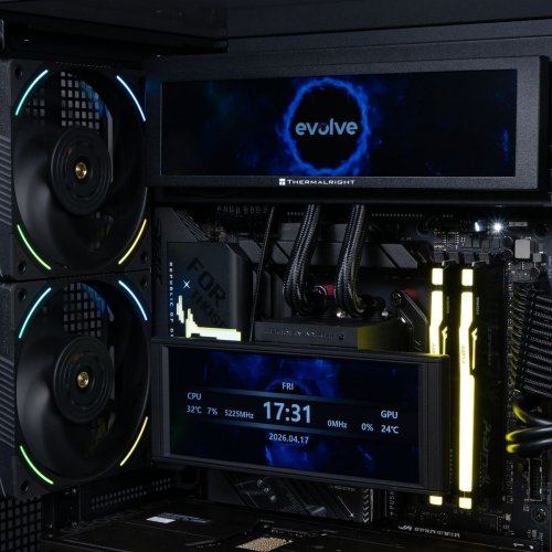 Компьютер EVOLVE UltraPart Vision Pro (EVUP-VSNR980X3DN508-D532S1TBK) Black купить в Украине: Киев, Днепр, Харьков, Одесса  | Низкая цена, отзывы, характеристики от TELEMART фото