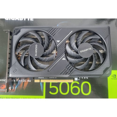 Уценка видеокарта Gigabyte GeForce RTX 5060 WINDFORCE MAX OC 8192MB (GV-N5060WF2MAX OC-8GD) (Следы использования, 871399) купить в Украине: Киев, Днепр, Харьков, Одесса  | Проверка совместимости, низкая цена, отзывы, характеристики от TELEMART фото