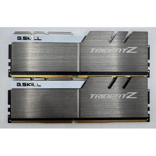 Озу G.Skill DDR4 16GB (2x8GB) 3200Mhz Trident Z (F4-3200C16D-16GTZSW) (Восстановлено продавцом, 871481) купить в Украине: Киев, Днепр, Харьков, Одесса  | Проверка совместимости, низкая цена, отзывы, характеристики от TELEMART фото