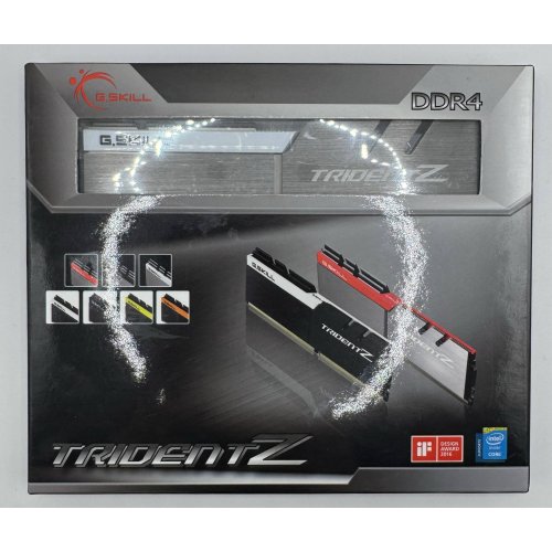 Озу G.Skill DDR4 16GB (2x8GB) 3200Mhz Trident Z (F4-3200C16D-16GTZSW) (Восстановлено продавцом, 871481) купить в Украине: Киев, Днепр, Харьков, Одесса  | Проверка совместимости, низкая цена, отзывы, характеристики от TELEMART фото