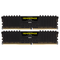 Озу Corsair DDR4 16GB (2x8GB) 3200Mhz Vengeance LPX Black (CMK16GX4M2E3200C16) (Восстановлено продавцом, 871492)