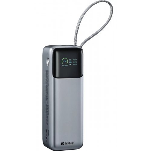 Powerbank Sandberg 27000mAh 240W (421-31) купити в Україні: Київ, Львів, Хмельницький, Тернопіль, Івано-Франківськ | Низька ціна, відгуки, характеристики від TELEMART фото