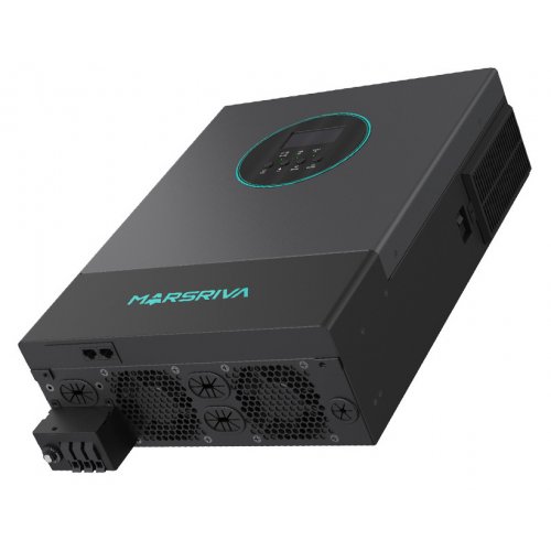 Гібридний сонячний інвертор Marsriva 24V 4200W (MR-SPH4200 TWIN) купити в Україні: Київ, Львів, Хмельницький, Тернопіль, Івано-Франківськ | Низька ціна, відгуки, характеристики від TELEMART фото