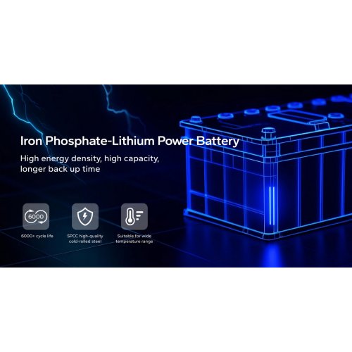 Аккумуляторная батарея Marsriva LiFePO4 12.8V 204Ah 2.61kWh (MR-LFP12-200-WMD) купить в Украине: Киев, Днепр, Харьков, Одесса  | Низкая цена, отзывы, характеристики от TELEMART фото