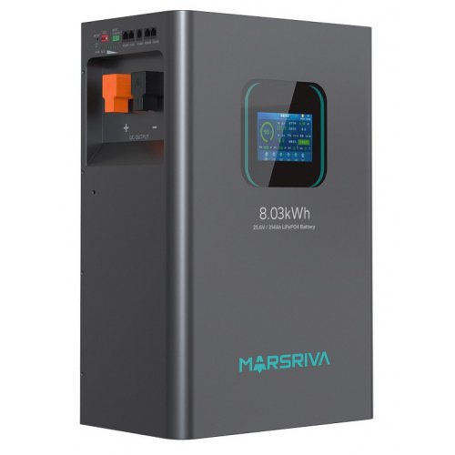 Аккумуляторная батарея Marsriva LiFePO4 25.6V 314Ah 8.03kWh (MR-LBP24-314-WMT) купить в Украине: Киев, Днепр, Харьков, Одесса  | Низкая цена, отзывы, характеристики от TELEMART фото