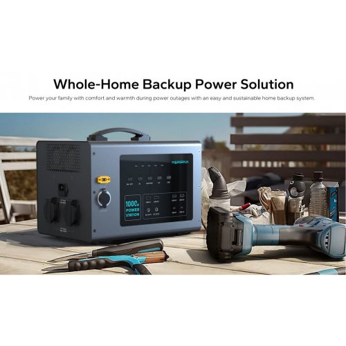 Зарядна станція Marsriva MP10 V2 1000W 1176Wh купити в Україні: Київ, Львів, Хмельницький, Тернопіль, Івано-Франківськ | Низька ціна, відгуки, характеристики від TELEMART фото