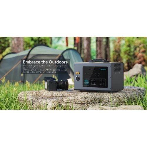 Зарядна станція Marsriva MP10 V2 1000W 1176Wh купити в Україні: Київ, Львів, Хмельницький, Тернопіль, Івано-Франківськ | Низька ціна, відгуки, характеристики від TELEMART фото