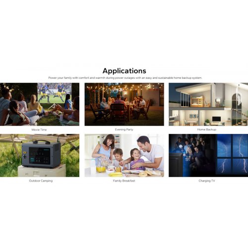 Зарядна станція Marsriva MP10 V2 1000W 1176Wh купити в Україні: Київ, Львів, Хмельницький, Тернопіль, Івано-Франківськ | Низька ціна, відгуки, характеристики від TELEMART фото