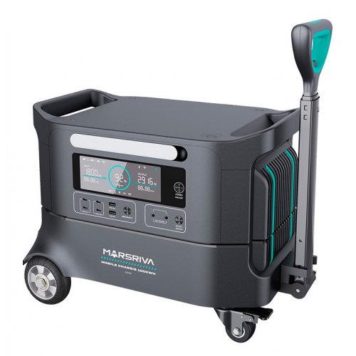 Модуль зарядної станції Marsriva HES 2200W 1037Wh (H1060_MARSRIVA) купити в Україні: Київ, Львів, Хмельницький, Тернопіль, Івано-Франківськ | Низька ціна, відгуки, характеристики від TELEMART фото