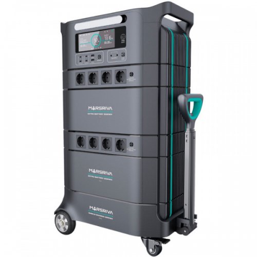 Модуль мобільної бази з акумулятором Marsriva HES 1037Wh (H1610_MARSRIVA) купити в Україні: Київ, Львів, Хмельницький, Тернопіль, Івано-Франківськ | Низька ціна, відгуки, характеристики від TELEMART фото