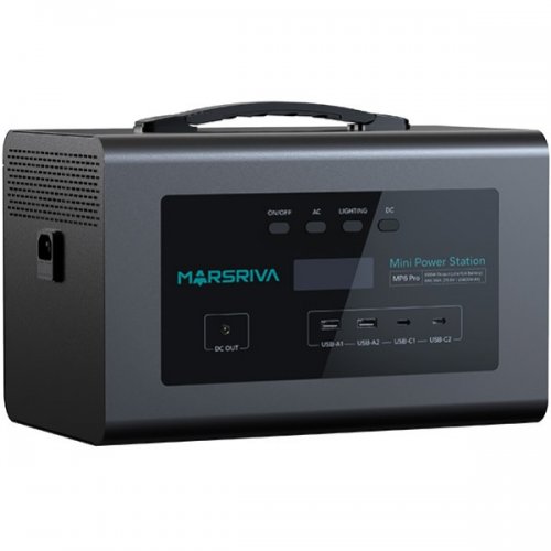 Зарядна станція Marsriva MP6 Pro V2 600W 627.2Wh купити в Україні: Київ, Львів, Хмельницький, Тернопіль, Івано-Франківськ | Низька ціна, відгуки, характеристики від TELEMART фото