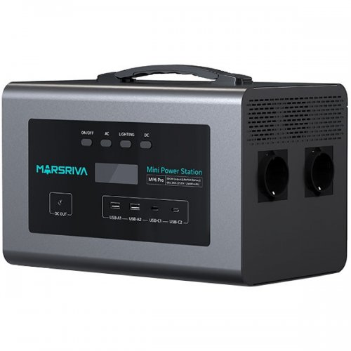 Зарядна станція Marsriva MP6 Pro V2 600W 627.2Wh купити в Україні: Київ, Львів, Хмельницький, Тернопіль, Івано-Франківськ | Низька ціна, відгуки, характеристики від TELEMART фото