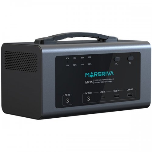 Зарядна станція Marsriva MP3S V2 300W 313.6Wh купити в Україні: Київ, Львів, Хмельницький, Тернопіль, Івано-Франківськ | Низька ціна, відгуки, характеристики від TELEMART фото