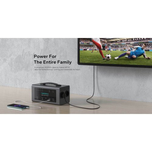 Зарядна станція Marsriva MP3S V2 300W 313.6Wh купити в Україні: Київ, Львів, Хмельницький, Тернопіль, Івано-Франківськ | Низька ціна, відгуки, характеристики від TELEMART фото