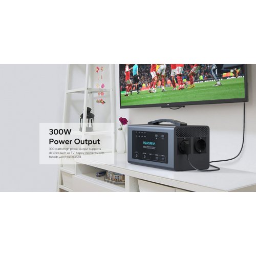 Зарядна станція Marsriva MP3S V2 300W 313.6Wh купити в Україні: Київ, Львів, Хмельницький, Тернопіль, Івано-Франківськ | Низька ціна, відгуки, характеристики від TELEMART фото