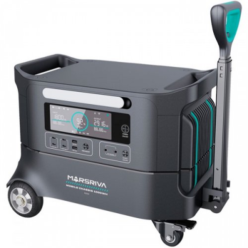 Модульна зарядна станція з базою Marsriva HES20 2200W 2074Wh (HES20_MARSRIVA) купити в Україні: Київ, Львів, Хмельницький, Тернопіль, Івано-Франківськ | Низька ціна, відгуки, характеристики від TELEMART фото