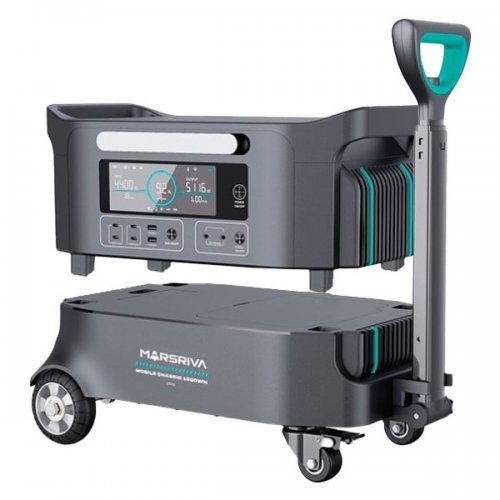 Модульна зарядна станція з базою Marsriva HES20 2200W 2074Wh (HES20_MARSRIVA) купити в Україні: Київ, Львів, Хмельницький, Тернопіль, Івано-Франківськ | Низька ціна, відгуки, характеристики від TELEMART фото