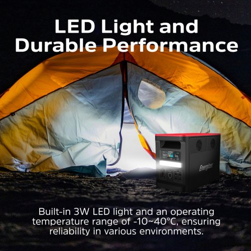 Зарядна станція Energizer PPS1500W2F 1800W 1536Wh + Extra Battery 1536Wh купити в Україні: Київ, Львів, Хмельницький, Тернопіль, Івано-Франківськ | Низька ціна, відгуки, характеристики від TELEMART фото