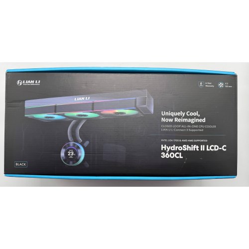 Готовая сво Lian Li Hydroshift II LCD-C 360CL (G89.GHS2LCD36RB.00) Black (Восстановлено продавцом, 871532) купить в Украине: Киев, Днепр, Харьков, Одесса  | Проверка совместимости, низкая цена, отзывы, характеристики от TELEMART фото