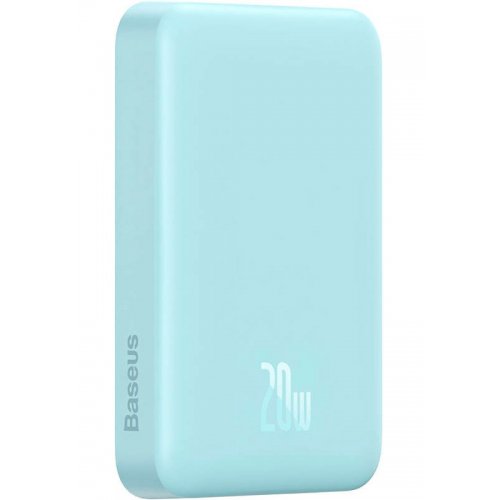 Powerbank Baseus Wireless Magnetic Mini 10000mAh 20W (P10022100312-00) Blue купить в Украине: Киев, Днепр, Харьков, Одесса  | Низкая цена, отзывы, характеристики от TELEMART фото