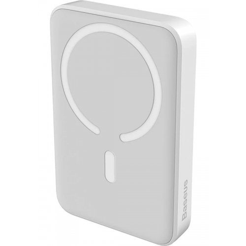 Powerbank Baseus Wireless Magnetic Mini 10000mAh 20W (P10022100212-00) White купить в Украине: Киев, Днепр, Харьков, Одесса  | Низкая цена, отзывы, характеристики от TELEMART фото