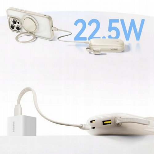 Powerbank Baseus EnerFill FC21 Qpow 3 Ultra 20000mAh 22.5W (E0027M01) Silver купити в Україні: Київ, Львів, Хмельницький, Тернопіль, Івано-Франківськ | Низька ціна, відгуки, характеристики від TELEMART фото