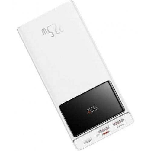 Powerbank Baseus Star-Lord Digital 30000mAh 22.5W (PPXJ080102) White купить в Украине: Киев, Днепр, Харьков, Одесса  | Низкая цена, отзывы, характеристики от TELEMART фото
