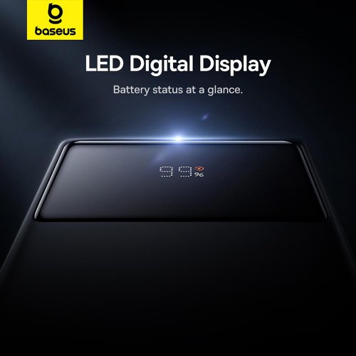Powerbank Baseus Star-Lord Digital 30000mAh 30W (P10022905113-00) Starry Black купить в Украине: Киев, Днепр, Харьков, Одесса  | Низкая цена, отзывы, характеристики от TELEMART фото