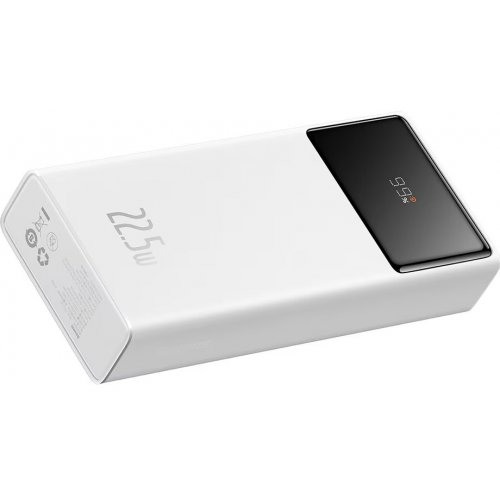 Powerbank Baseus Star-Lord Digital 20000mAh 22.5W (PPXJ080002) White купити в Україні: Київ, Львів, Хмельницький, Тернопіль, Івано-Франківськ | Низька ціна, відгуки, характеристики від TELEMART фото