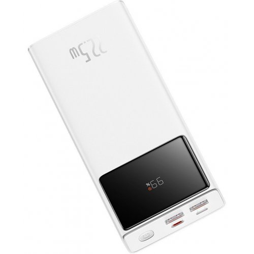 Powerbank Baseus Star-Lord Digital 20000mAh 22.5W (PPXJ080002) White купити в Україні: Київ, Львів, Хмельницький, Тернопіль, Івано-Франківськ | Низька ціна, відгуки, характеристики від TELEMART фото