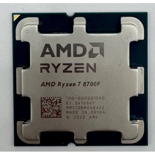 Процессор AMD Ryzen 7 8700F 4.1(5.0)GHz 16MB sAM5 Tray (100-000001590) (Восстановлено продавцом, 871545) купить в Украине: Киев, Днепр, Харьков, Одесса  | Проверка совместимости, низкая цена, отзывы, характеристики от TELEMART фото