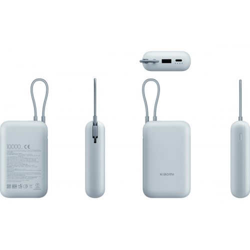 Powerbank Xiaomi 10000mAh 22.W (BHR9073GL) Ice Blue купить в Украине: Киев, Днепр, Харьков, Одесса  | Низкая цена, отзывы, характеристики от TELEMART фото