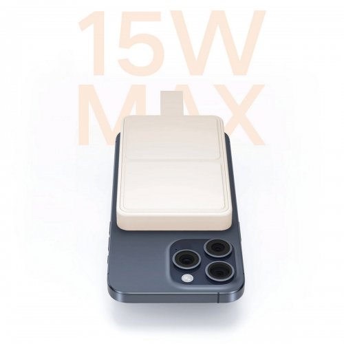 Powerbank Xiaomi 6000mAh 15W Magnetic (BHR9074GL) White купить в Украине: Киев, Днепр, Харьков, Одесса  | Низкая цена, отзывы, характеристики от TELEMART фото