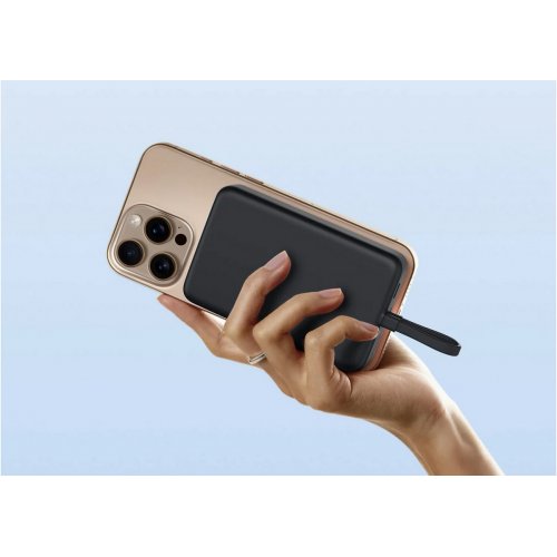 Powerbank Xiaomi 10000mAh 33W Magnetic Integrated Cable (BHR9822GL) White купить в Украине: Киев, Днепр, Харьков, Одесса  | Низкая цена, отзывы, характеристики от TELEMART фото