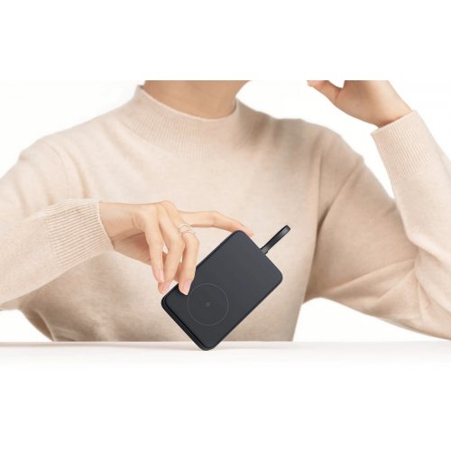 Powerbank Xiaomi 10000mAh 33W Magnetic Integrated Cable (BHR9822GL) White купить в Украине: Киев, Днепр, Харьков, Одесса  | Низкая цена, отзывы, характеристики от TELEMART фото