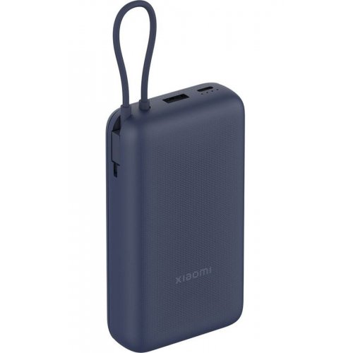 Powerbank Xiaomi 20000mAh 33W Integrated Cable (BHR8975GL) Blue купить в Украине: Киев, Днепр, Харьков, Одесса  | Низкая цена, отзывы, характеристики от TELEMART фото