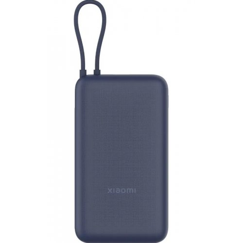 Powerbank Xiaomi 20000mAh 33W Integrated Cable (BHR8975GL) Blue купить в Украине: Киев, Днепр, Харьков, Одесса  | Низкая цена, отзывы, характеристики от TELEMART фото