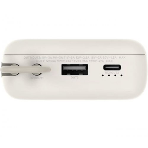 Powerbank Xiaomi 20000mAh 33W Integrated Cable (BHR8851GL) Tan купить в Украине: Киев, Днепр, Харьков, Одесса  | Низкая цена, отзывы, характеристики от TELEMART фото