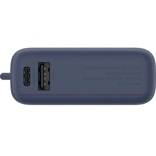 Powerbank Xiaomi 10000mAh 33W Integrated Cable (BHR9341GL) Blue купить в Украине: Киев, Днепр, Харьков, Одесса  | Низкая цена, отзывы, характеристики от TELEMART фото