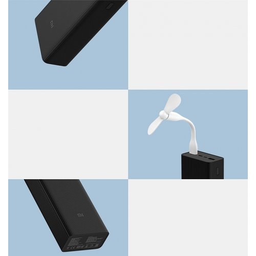 Powerbank Xiaomi 30000mAh 18W (BHR9126GL) Black купить в Украине: Киев, Днепр, Харьков, Одесса  | Низкая цена, отзывы, характеристики от TELEMART фото
