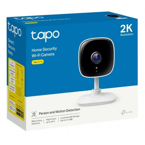 IP-камера TP-LINK Tapo C110 купить в Украине: Киев, Днепр, Харьков, Одесса  | Низкая цена, отзывы, характеристики от TELEMART фото