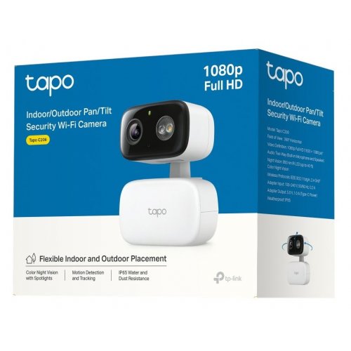 IP-камера TP-LINK Tapo C206 купить в Украине: Киев, Днепр, Харьков, Одесса  | Низкая цена, отзывы, характеристики от TELEMART фото