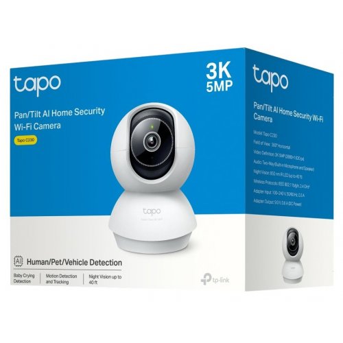 IP-камера TP-LINK Tapo C230 купить в Украине: Киев, Днепр, Харьков, Одесса  | Низкая цена, отзывы, характеристики от TELEMART фото